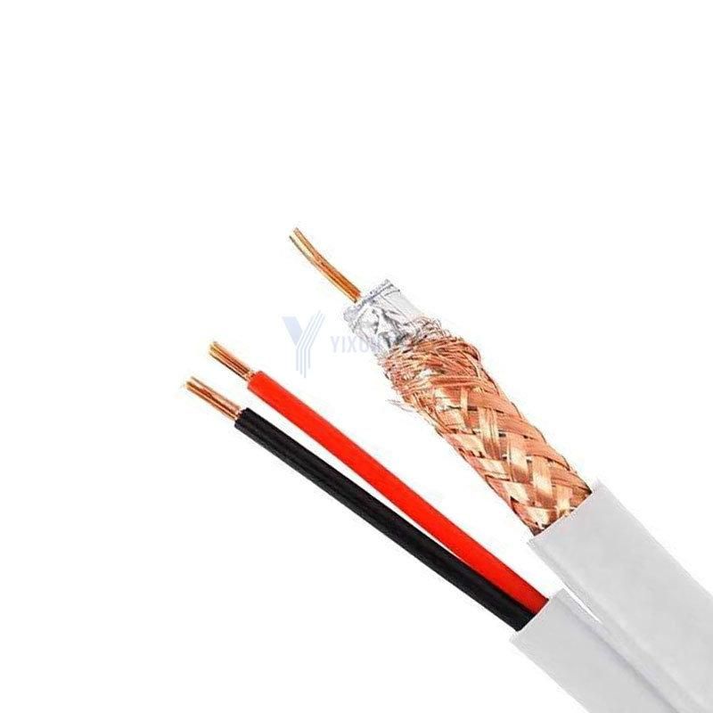 New Material Rg59 Coaxial Cable +2core Power Communication Siamese Cable for CCTV CATV Digital UL/ETL/CPR/CE/RoHS/Reach Approved