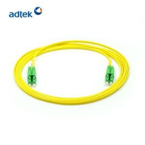 High Quality LC/APC-LC/APC Duplex 2.0mm 9/125 Singlemode 3m PVC Yellow Patch Cord