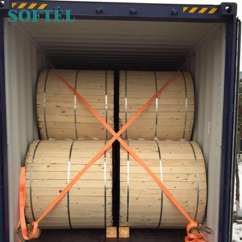 Loose Tube Construction Aluminum Tape 144 Core GYTA53 Single Mode Fiber Optic Cable