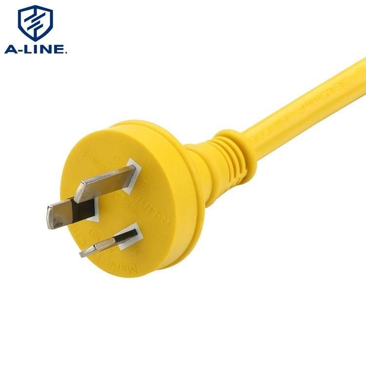 SAA Approved Australian 3 Pins 10A 250V Power Extension Cord Factory