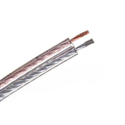 Transparent Colors Sliver &amp; Golden Color Speaker Cable