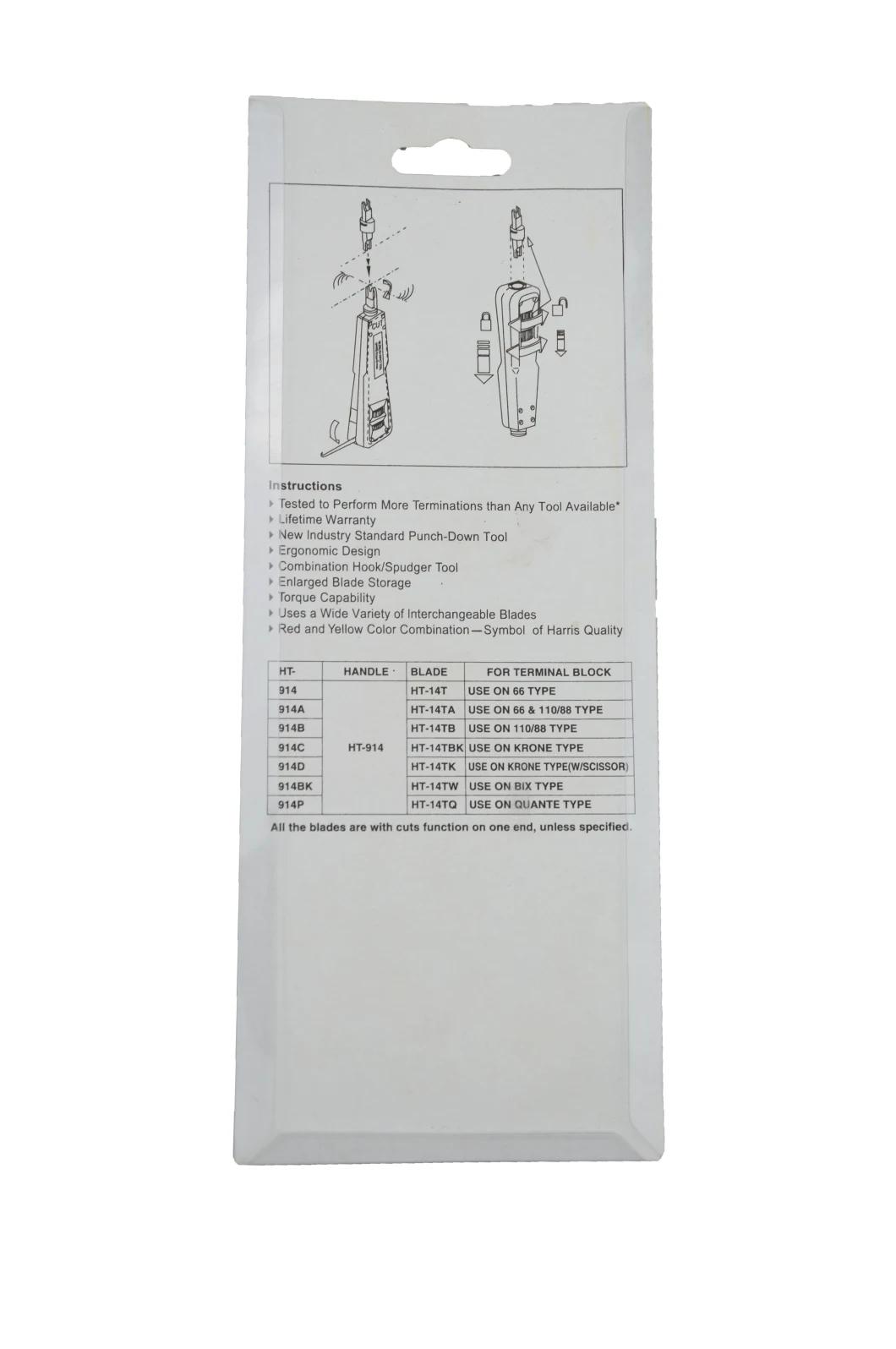 Chinese RJ45 Rj11 Network Cable Cut off Impact Punch Down Tool