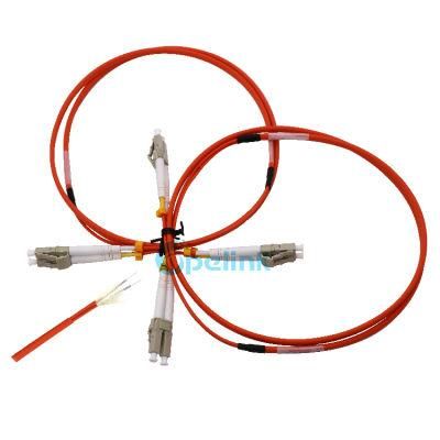LC-LC Multimode Armored Fiber Optic Patch Cord