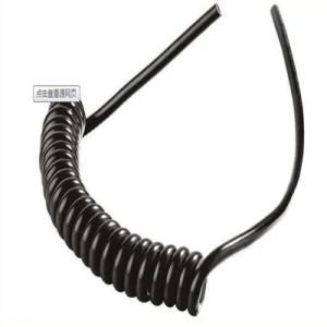 Customized 2 3 4 Core PU Coiled Flexible Extension Spiral Cable