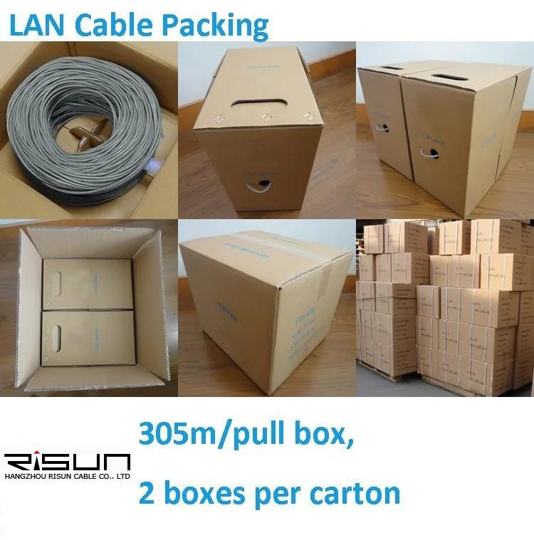 Professional 4 Pair 23AWG Full Copper UTP Cable CAT6 with Best Price