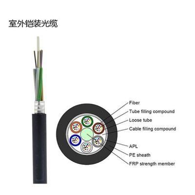 Single Mode Layer Stranded Optical Fiber Cable Gyfta From China Manufacturer