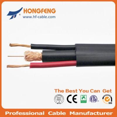 Low Db Loss 75ohm Coaxi Cable Rg59 for CATV