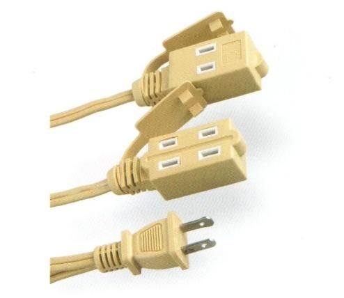 Indoor Cube Tap 2-Conductor Extension Cords