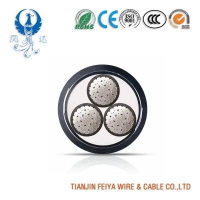 Yjly Aluminum Conductor, XLPE Insulation Copper Wire/Tape Screen PE Sheathed Aluminum Power Cable