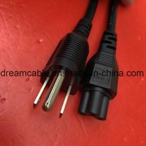 1.8m Black 3pin PSE Jp Cord with IEC 320 C5