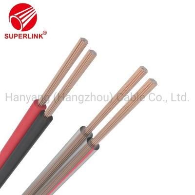 2 Pairs 12AWG 16AWG 18AWG Audio Cable Flat Speaker Cable CCA TCCA Black/Red Transparent Loudspeaker