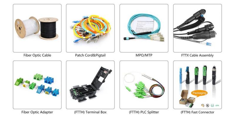 Blue, Green, Grey or Others G652D Fiber Optic Patch Cord