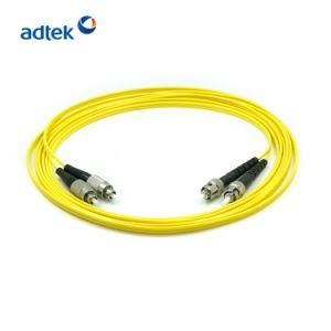 Customized Lenth St/Upc-FC/Upc Duplex 2.0mm 9/125 Singlemode 3m PVC Patch Cable