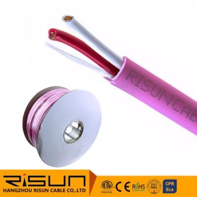 2 Core 1.5mm2 100m Cardboard Reel Pink Low Smoke Zero Halogen Copper Loud Speaker Cable