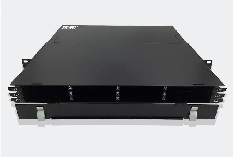 MPO 4u 19"Rack Mount Optical Distribution Box Fiber Optic Patch Panel 576 Cores Frame