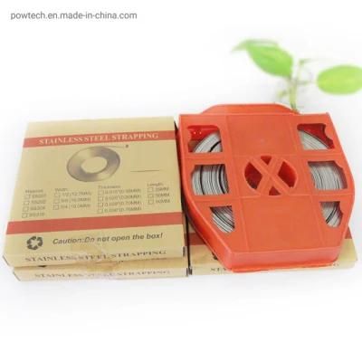 Hardware Fitting 30.5m/Roll SS304 SS316 Stainless Steel Strap