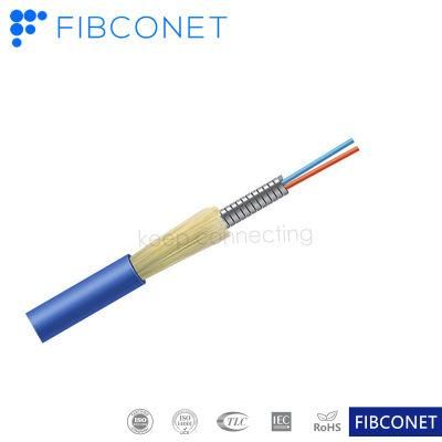 FTTH Outdoor Aerial Anti-Rodent 2 4 6 8 64 Core Singlemode Multimode Self-Supporting Drop Cable Fiber Optic/Optical Armored Cable