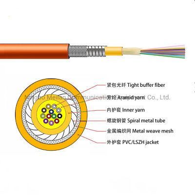 Gjsfjv Outdoor Branch Fiber Optical Cable Armored Optical Cable mm Om3 Om4 10g Optical Cable