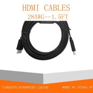 Flat HDMI Cable in Black Color