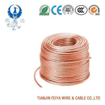 25mm2 50mm2 70mm2 Stranded Copper Wire Bare Earth Ground Cable