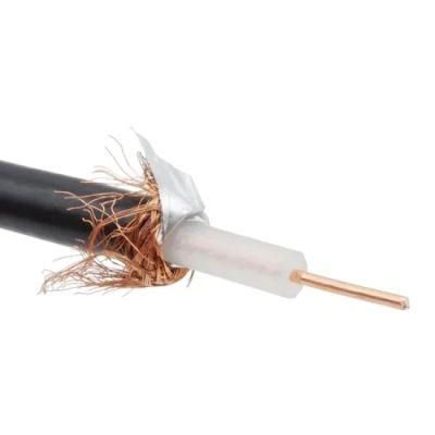 China Cable 0.81mm 20AWG Copper Conductor Rg59 Coaxial Cable with Power Cable
