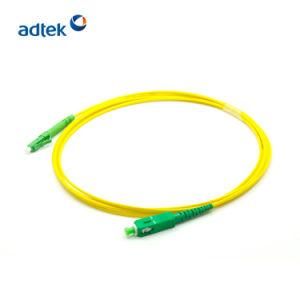 2.0mm Duplex Sc/APC 9/125 Singlemode PVC Fiber Optic Patch Cord with RoHS Certificate