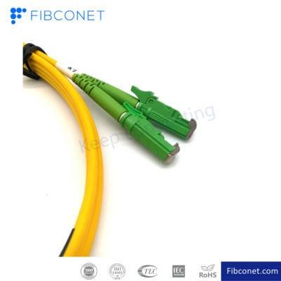 FTTH Single Mode 9/125 Duplex Sc/APC - LC/APC PVC LSZH Fiber Optic Patch Cord