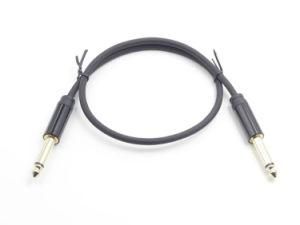 Male to Male 6.35mm Mono Jack 1/4&quot; Ts Cable Guitar Patch Cords Instrument Cable