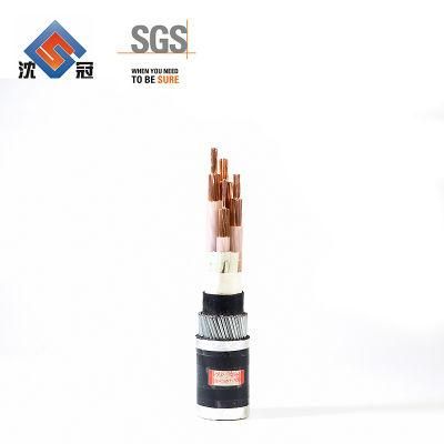 Shenguan Wire Cable Far East Low Voltage Cable 3+2 Core Copper Conductor XLPE 11kv Power Cable