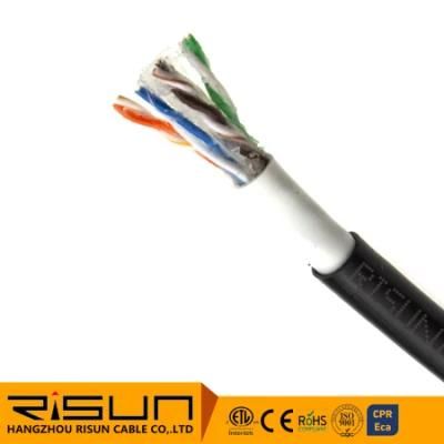 Outdoor Gel Filled Direct Burial Double Jacketed Cat5e LAN Cable
