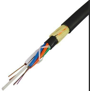 Manufacture ADSS Fiber Optic Cables 2 4 8 24 48 96 Core 12 Fiber G652D Single Mode Aerial Dark Optical Fiber Cable ADSS Outdoor
