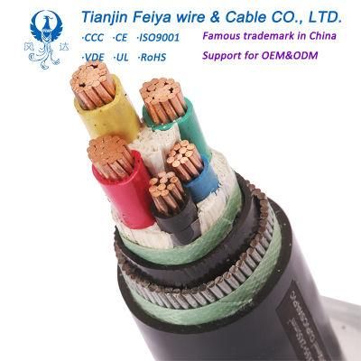 Nyy H05vvf H07rn-F H05vvf PVC/XLPE/PE Insulated PVC Sheatd Aluminum Copper Under Armoured High Medium Voltage Power Cable