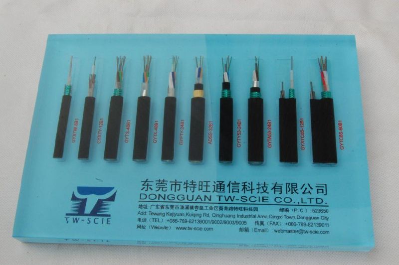 Aerial Non-Metallic Optical Fiber Cable GYFTY with Competitive Price