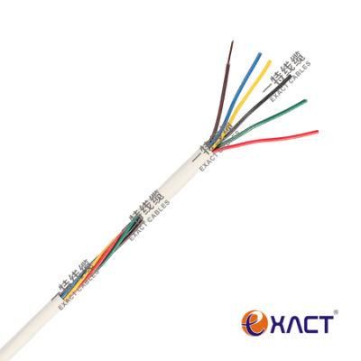 Unshielded Shielded CCA/Tinned Copper/Copper/TCCA Stranded Solid CPR Communication Cable 6x0.22 mm2 Alarm Cable Security Cable