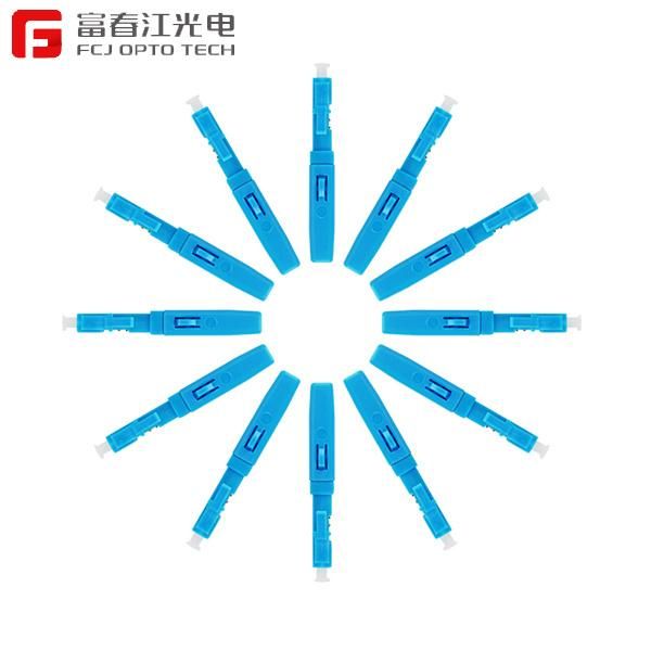 Sm Singlemode Optical Flange Coupler Sc APC Adapter Simplex Sc Optical Fiber Connector and