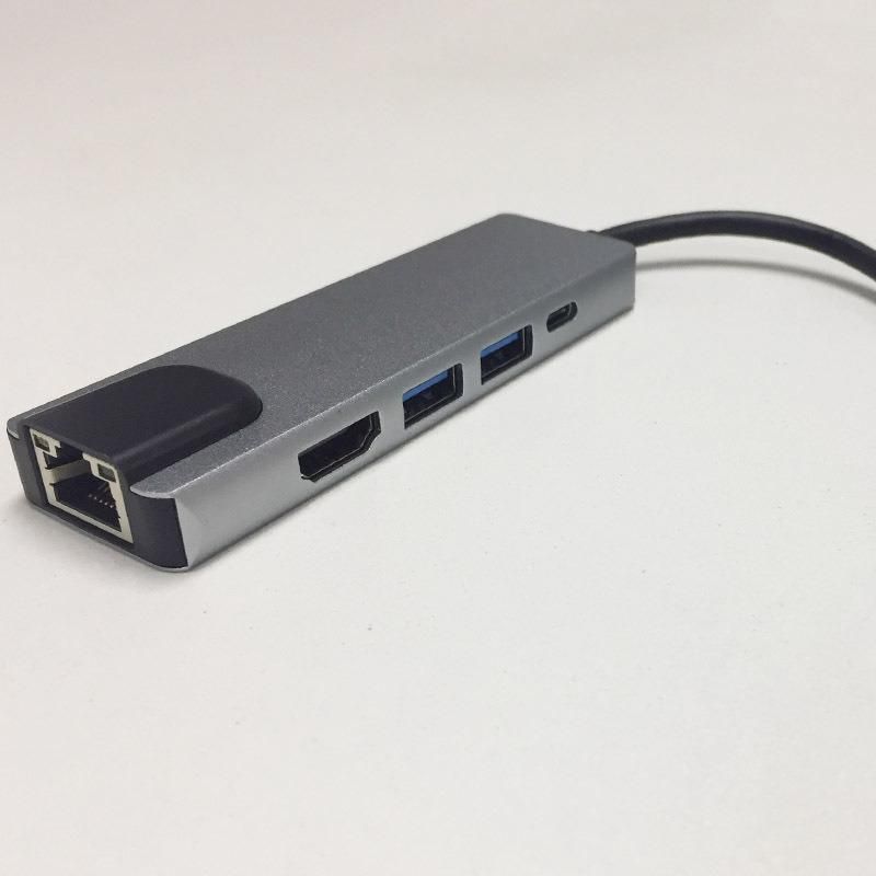 8 in 1 USB 3.1 Type C to HDMI and RJ45 Ethernet Converter