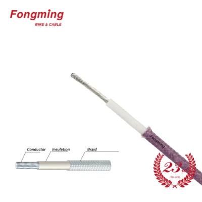 UL3122 200c 300V Silicone Fiberglass Braid Wire