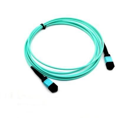 12 Strands Multimode Fiber MPO Cables for Data Center