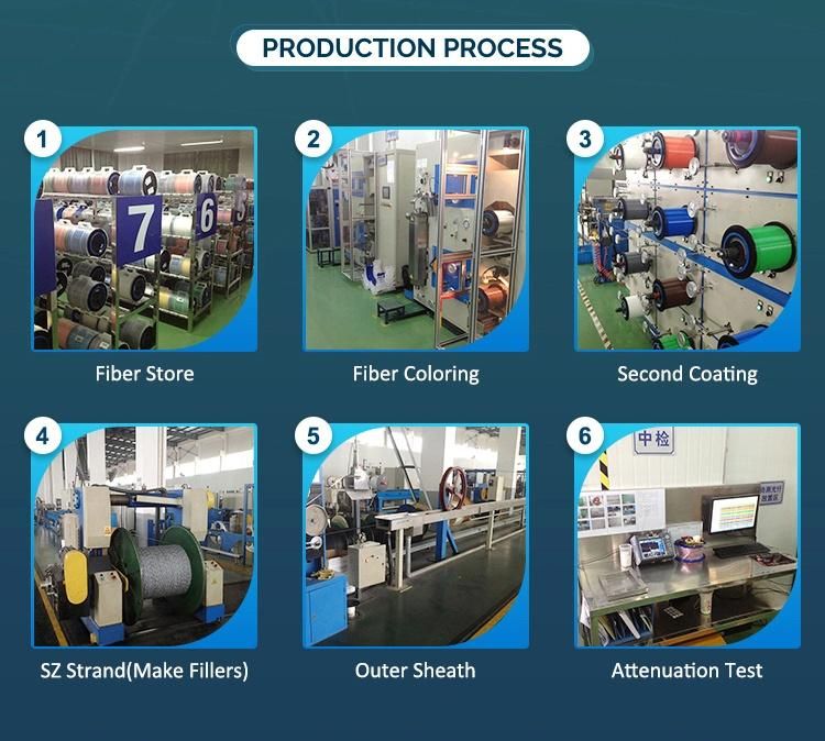 Manufacture Single Mode Outdoor/Indoor Steel Wire FTTH Fiber Optical Drop Cable