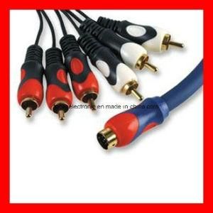 9pin Cable to 3RCA Cable