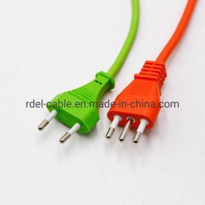 10A 16A 250V Italy VDE Imq Approval Chile Power Cord Cable 3X1.0