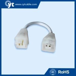 3 Pin Flat Electronic Connector Wires for LED Tube Lighting
