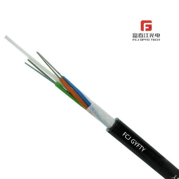 No-Metallic/No-Armored Outdoor Fiber Cable 2-144 Core Singlemode Fiber Optic Cable GYFTY