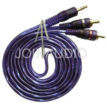 Speker Cable 2RCA to 3.5 Stereo Cable (2pH-15ST-AL)