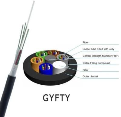 24core Unarmoured Optic/Optical Fiber Cable