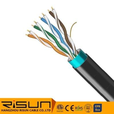24AWG Copper Conductor Outdoor LAN Cable FTP Cat5e 1000FT 305m