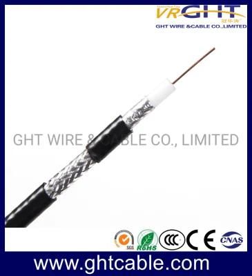 75ohm 18AWG CCS White PVC Coaxial Cable RG6