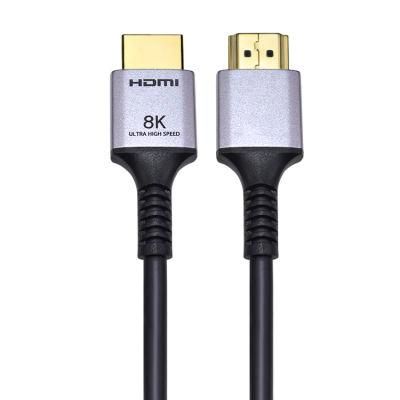 ULTRA SLIM HDMI 8K Aluminum Gold Plated HDMI Cable 1m 2m 3m 8K 60HZ Video HDMI CABLE 8K