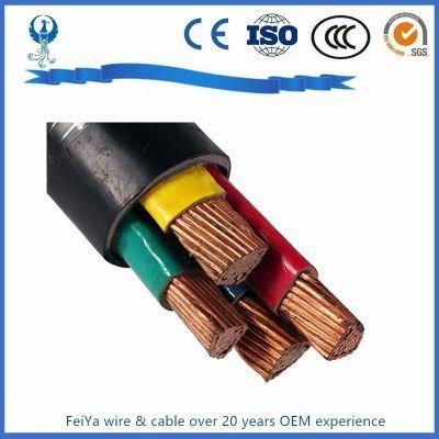 3 Phase 1 Earthing PVC Insulated and Sheathed Low Voltage Power Cable 600V Electric Cable Nyy 3*240 + 1*120 mm2