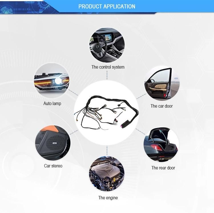 Customized OEM ODM 56 Pins Automotive Fuel Modification Wiring Harness